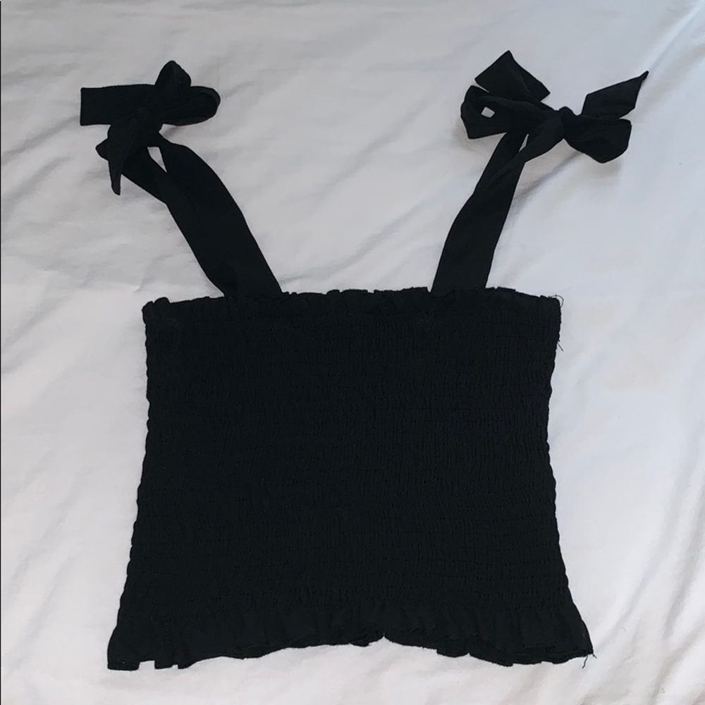 NEW! Zaful stretchy tank top with tie straps